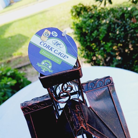 Epic Storage & Organization Cork Cage House Of Corks Metal House Shape Wine Cork Cage Poshmark